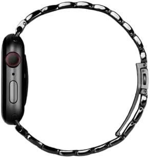 קישור קישור צמיד צמיד שעון [פלדה אל חלד פרימיום] תואם לסדרת Apple Watch 8-1, SE, Ultra - 38 ממ/40 ממ/41 ממ/42